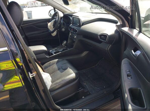 5NMS23AD4LH242543 2020 HYUNDAI SANTA FE Черный Вид салона спереди
