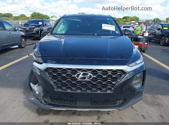 5NMS23AD4LH242543 2020 HYUNDAI SANTA FE Черный Вид щитка приборов