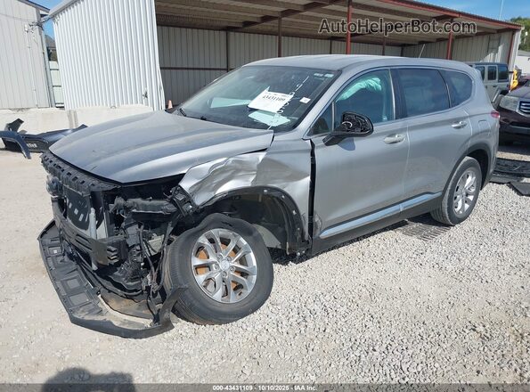 5NMS23AD6LH198559 2020 HYUNDAI SANTA FE Серебряный Передняя левая четверть
