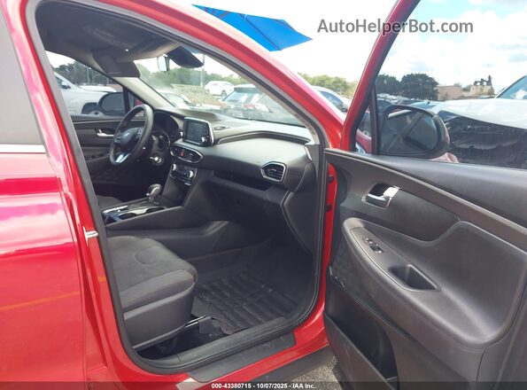 5NMS23AD6LH243564 2020 HYUNDAI SANTA FE Red წინა სალონის ხედი