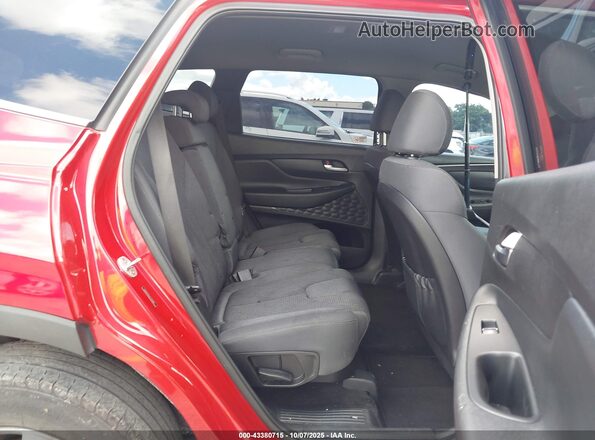 5NMS23AD6LH243564 2020 HYUNDAI SANTA FE Red VIN კოდის სტიკერის ხედი