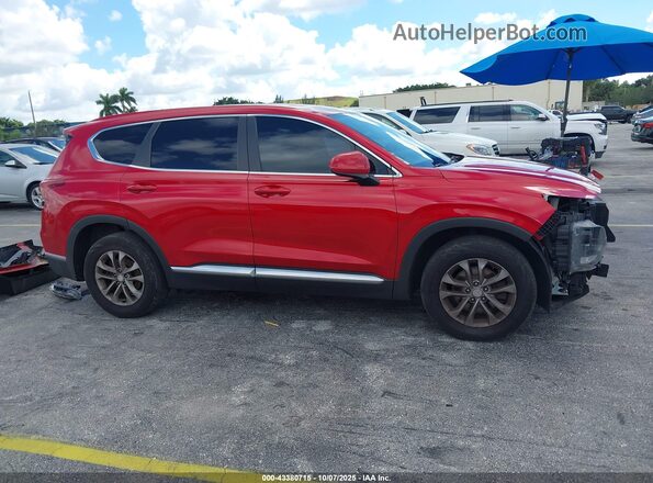 5NMS23AD6LH243564 2020 HYUNDAI SANTA FE Red სალონის 360-გრადუსიანი ხედი