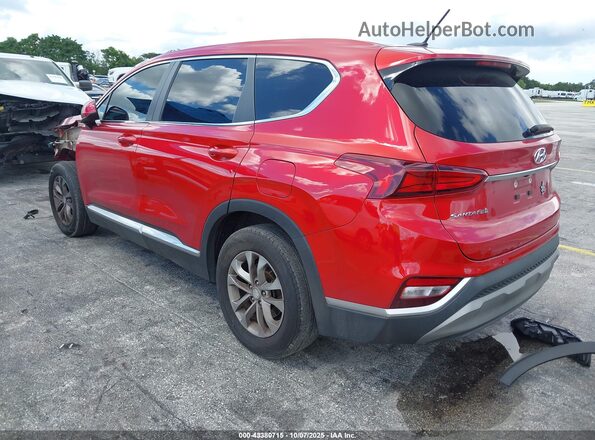 5NMS23AD6LH243564 2020 HYUNDAI SANTA FE Red უკანა მარცხენა