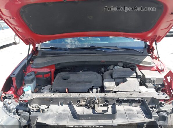 5NMS23AD6LH243564 2020 HYUNDAI SANTA FE Red უკანა ხედი