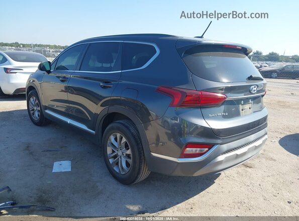5NMS23AD6LH290898 2020 HYUNDAI SANTA FE Gray Trasero izquierdo