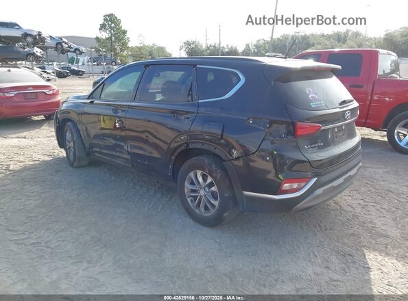 5NMS23AD7LH152528 2020 HYUNDAI SANTA FE Black Հետևի ձախ