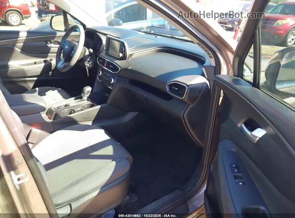 5NMS23AD7LH243900 2020 HYUNDAI SANTA FE Beige Widok wnętrza z przodu