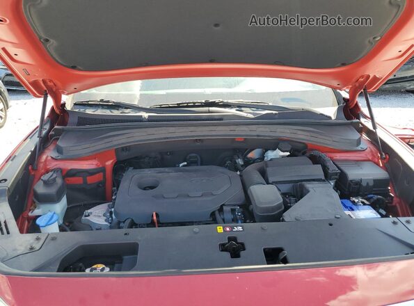 5NMS23AD8LH144891 2020 HYUNDAI SANTA Red Engine compartment view