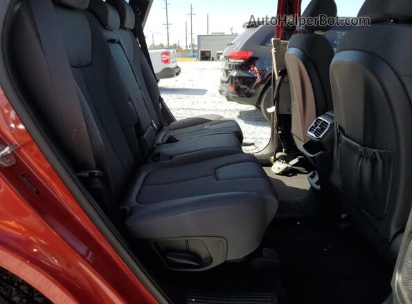 5NMS23AD8LH144891 2020 HYUNDAI SANTA Red Rear interior view