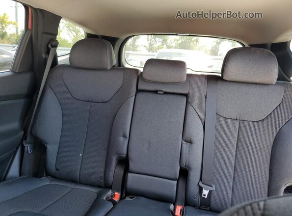5NMS23AD8LH144891 2020 HYUNDAI SANTA Red Rear seats view