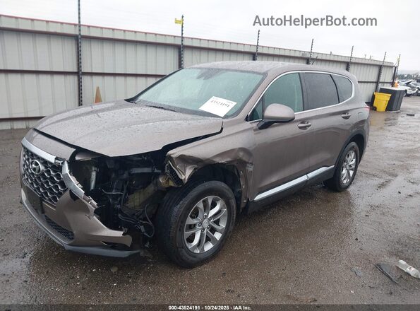 5NMS23AD8LH172478 2020 HYUNDAI SANTA FE Gray Передня ліва чверть
