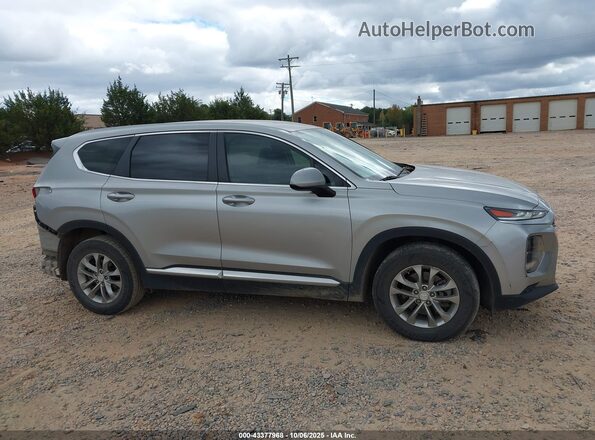5NMS23AD9LH282178 2020 HYUNDAI SANTA FE Silver Widok wnętrza z tyłu