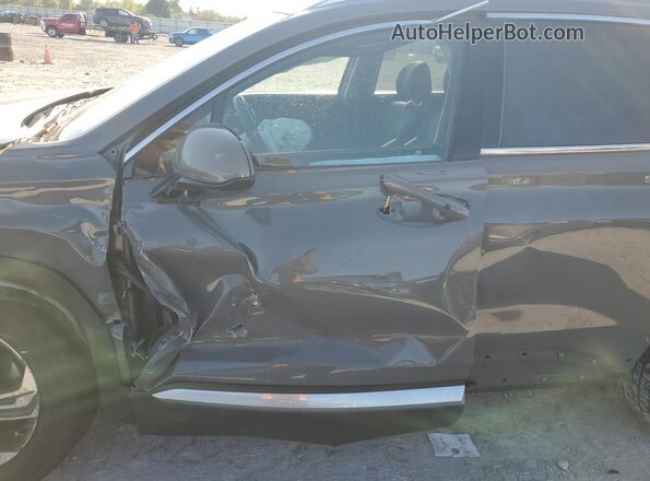 5NMS24AJ0MH309295 2021 HYUNDAI SANTA Gray Widok wnętrza z przodu