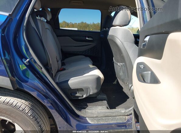 5NMS24AJ2NH436812 2022 HYUNDAI SANTA FE Blue Widok naklejki z numerem VIN