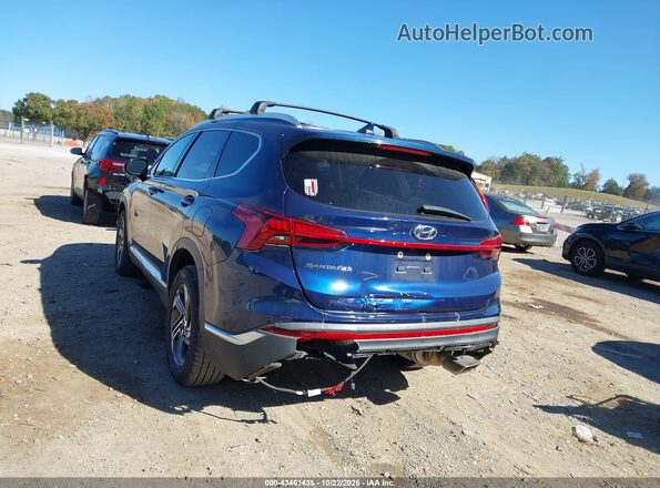 5NMS24AJ2NH436812 2022 HYUNDAI SANTA FE Blue 