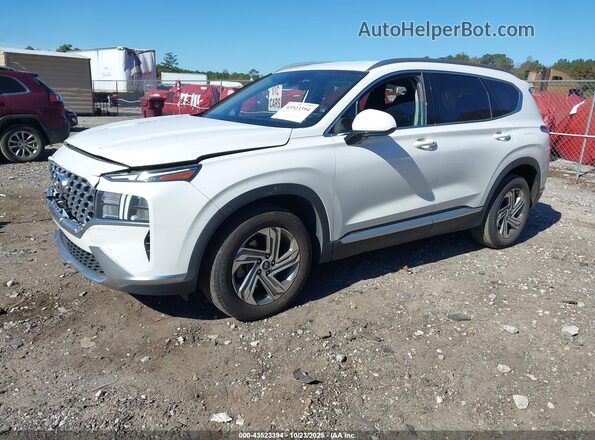 5NMS24AJ4MH333809 2021 HYUNDAI SANTA FE White Передня ліва чверть