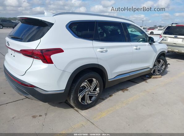 5NMS24AJ8MH326510 2021 HYUNDAI SANTA FE White Trasero derecho