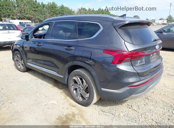 5NMS24AJXMH355572 2021 HYUNDAI SANTA FE Серый Задняя левая четверть