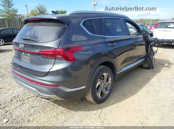 5NMS24AJXMH355572 2021 HYUNDAI SANTA FE Серый Задняя правая четверть