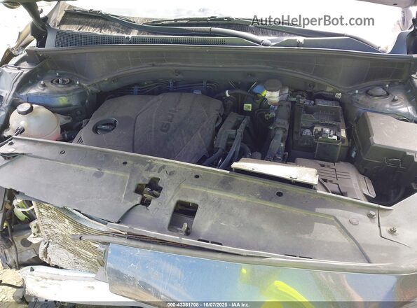 5NMS24AJXMH355572 2021 HYUNDAI SANTA FE Серый Вид сзади