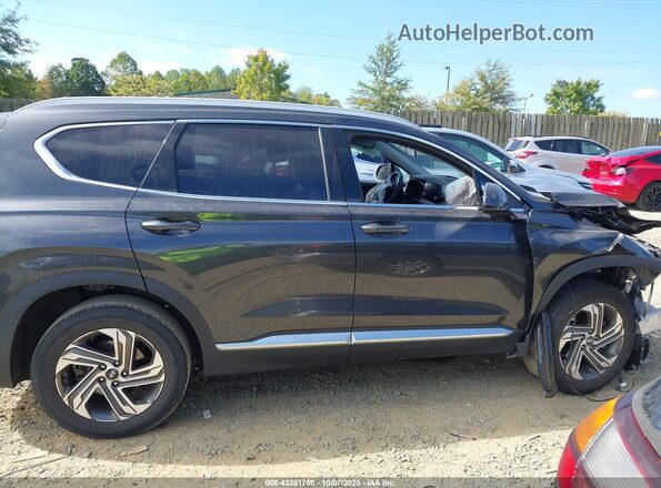 5NMS24AJXMH355572 2021 HYUNDAI SANTA FE Серый Вид задней части салона
