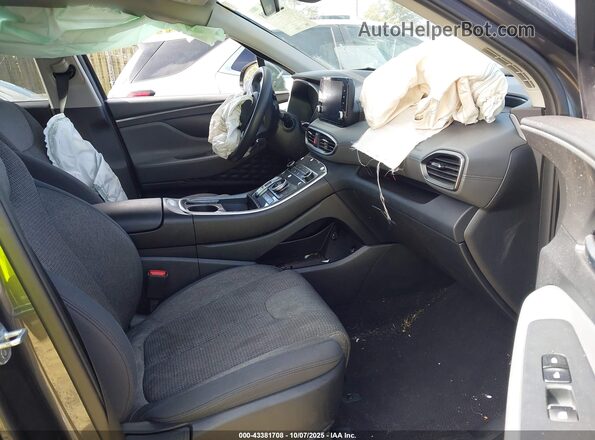 5NMS24AJXMH355572 2021 HYUNDAI SANTA FE Серый Вид салона спереди