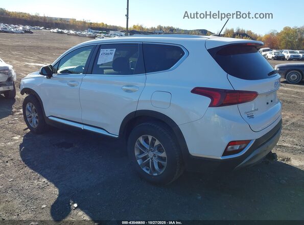 5NMS2CAD0LH137336 2020 HYUNDAI SANTA FE Белый Задняя левая четверть