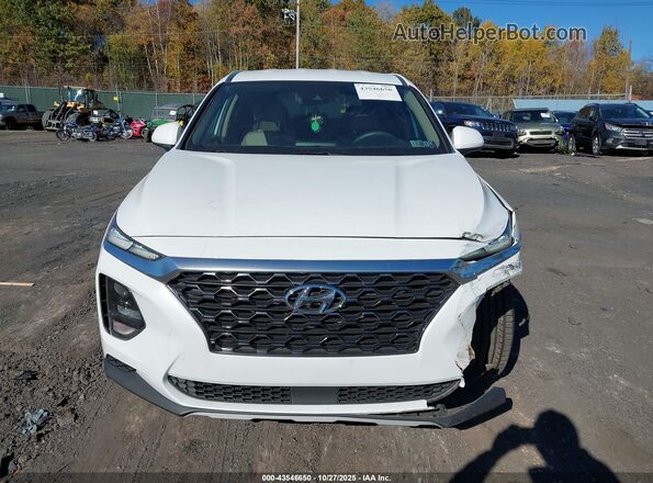 5NMS2CAD0LH137336 2020 HYUNDAI SANTA FE Белый Вид щитка приборов