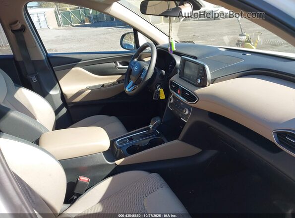 5NMS2CAD0LH137336 2020 HYUNDAI SANTA FE Белый Вид салона спереди