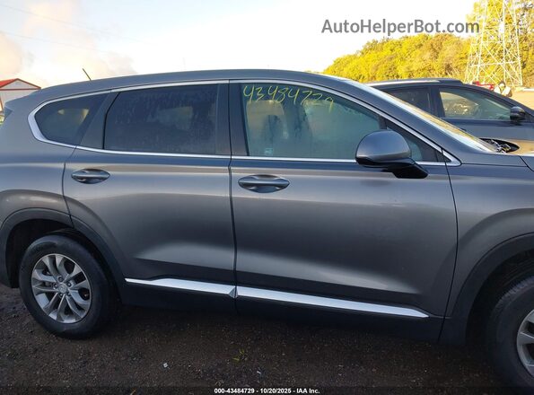 5NMS2CAD1LH176095 2020 HYUNDAI SANTA FE Gray Rear interior view