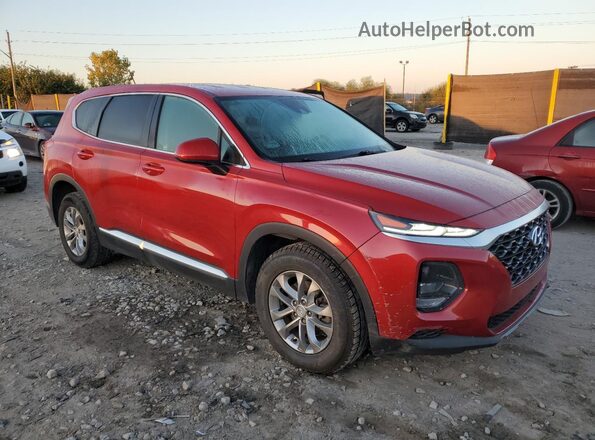 5NMS2CAD2KH001434 2019 HYUNDAI SANTA FE Red Вид спереду