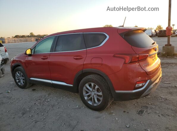 5NMS2CAD2KH001434 2019 HYUNDAI SANTA FE Red Задня права чверть