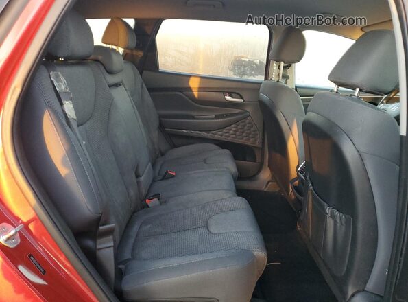 5NMS2CAD2KH001434 2019 HYUNDAI SANTA FE Red Вид задньої частини салону
