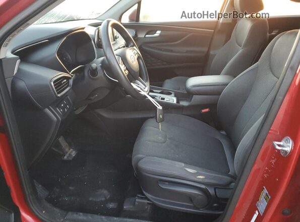 5NMS2CAD2KH001434 2019 HYUNDAI SANTA FE Red Вид панелі приладів