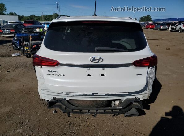 5NMS2CAD3LH284282 2020 HYUNDAI SANTA Белый Вид сзади