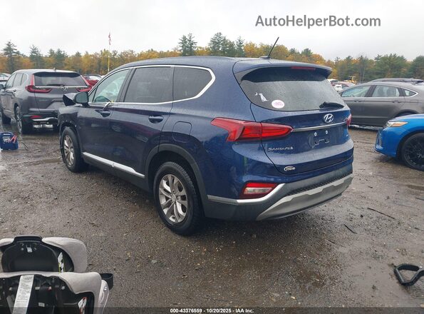 5NMS2CAD7LH264262 2020 HYUNDAI SANTA FE Dark Blue Rear left