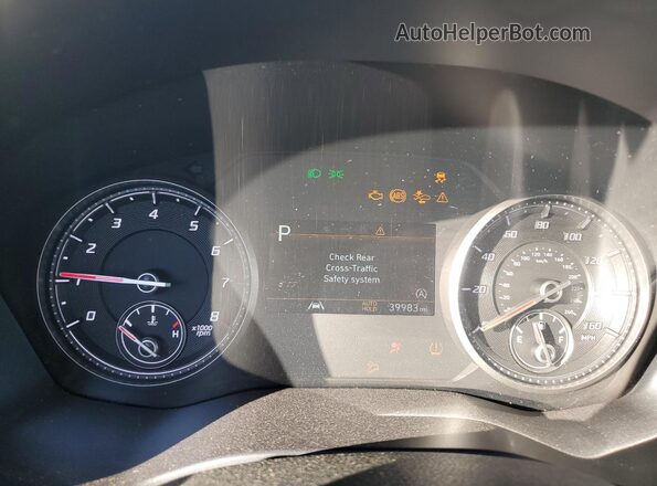 5NMS2DAJ1MH309998 2021 HYUNDAI SANTA Black Вид щитка приладів