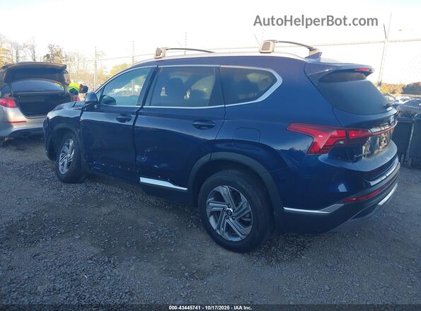 5NMS2DAJ4NH458097 2022 HYUNDAI SANTA FE Blue Rear left