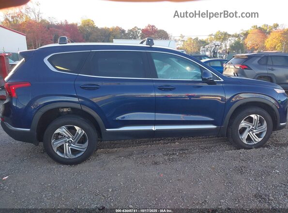5NMS2DAJ4NH458097 2022 HYUNDAI SANTA FE Blue Rear interior view