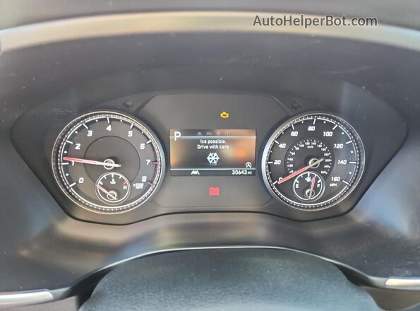 5NMS2DAJ5NH448842 2022 HYUNDAI SANTA Gray Вид щитка приладів