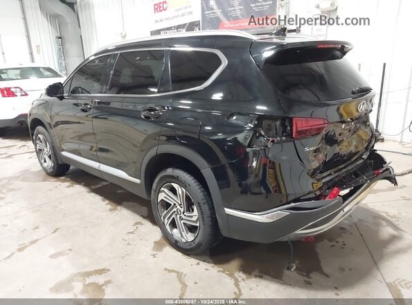 5NMS2DAJ5NH466287 2022 HYUNDAI SANTA FE Black Задня ліва чверть