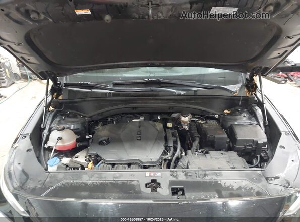 5NMS2DAJ5NH466287 2022 HYUNDAI SANTA FE Black Вид ззаду