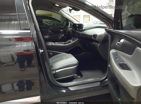 5NMS2DAJ5NH466287 2022 HYUNDAI SANTA FE Black Вид салону спереду