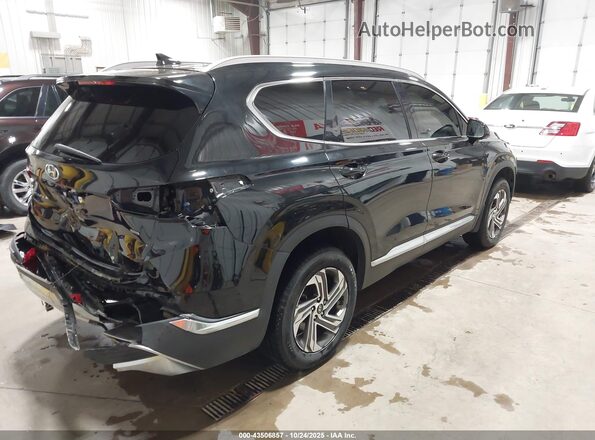 5NMS2DAJ5NH466287 2022 HYUNDAI SANTA FE Black Задня права чверть
