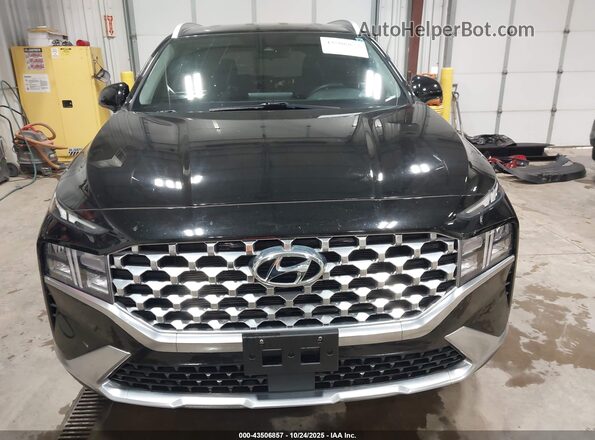 5NMS2DAJ5NH466287 2022 HYUNDAI SANTA FE Black Вид задньої частини салону