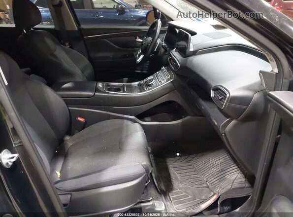 5NMS2DAJ6PH586442 2023 HYUNDAI SANTA FE Black Widok wnętrza z przodu