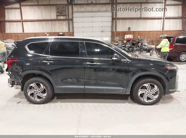 5NMS2DAJ6PH586442 2023 HYUNDAI SANTA FE Black Widok wnętrza z tyłu