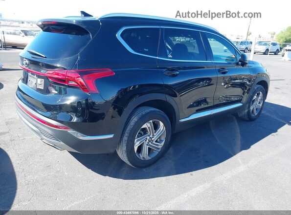 5NMS2DAJ9NH427993 2022 HYUNDAI SANTA FE Black Trasero derecho