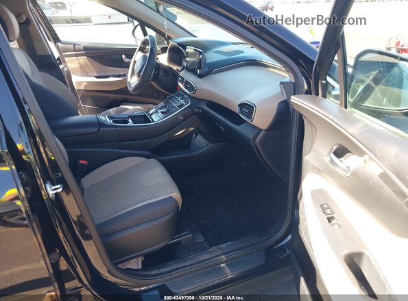 5NMS2DAJ9NH427993 2022 HYUNDAI SANTA FE Black Vista interior delantera