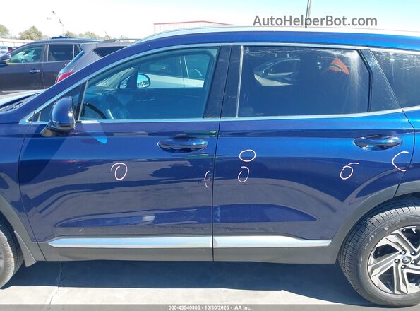 5NMS2DAJ9NH468429 2022 HYUNDAI SANTA FE Blue 